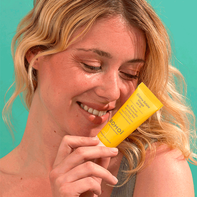 BOMOÏ - Crème Solaire Visage SPF30 à l'Extrait de Curcuma photo 3