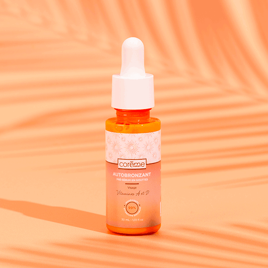 CORÈME PARIS - Pré-Sérum en Gouttes Auto-Bronzantes aux Vitamines A et D
