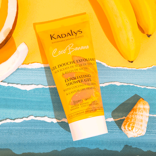 KADALYS - Gel Douche Exfoliant Banane Jaune & Éclat de Noix de Coco photo 2