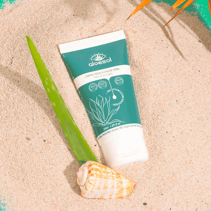 ALOESOL - Crème Pieds à l'Aloe Vera Vert photo 1