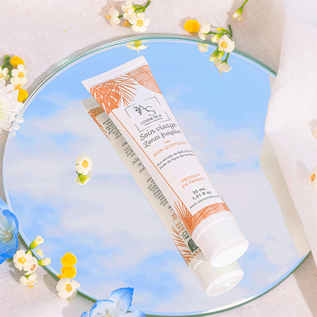 AS COSMETICS - Soin Visage Zones Fragiles [ Bakuchiol + Huile de Figue de Barbarie ] photo 2