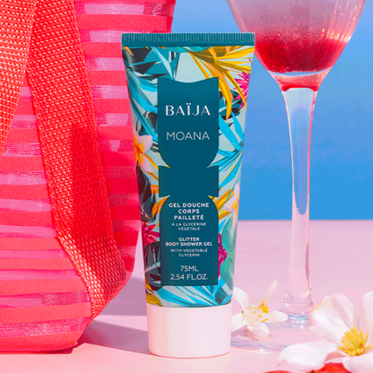 Gel Douche Corps Pailleté MOANA Fleur de Tiaré