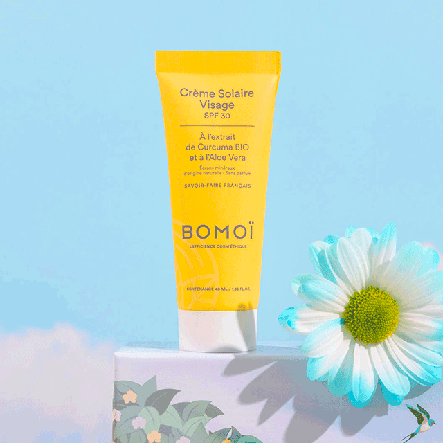 BOMOÏ - Crème Solaire Visage SPF30 à l'Extrait de Curcuma photo 1