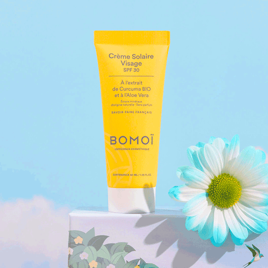 BOMOÏ - Crème Solaire Visage SPF30 à l'Extrait de Curcuma photo 1