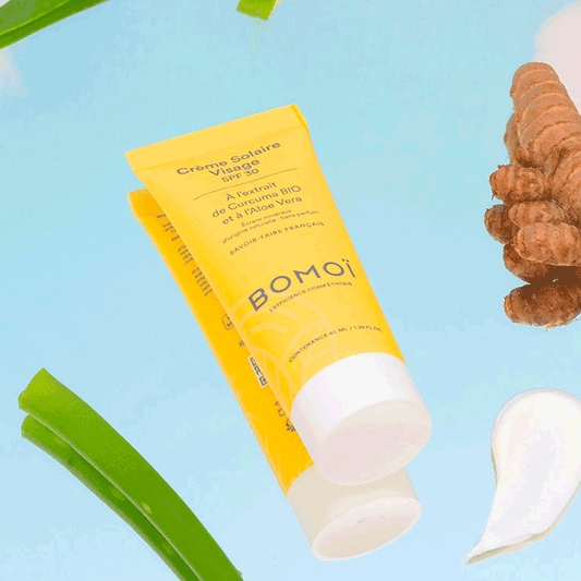 BOMOÏ - Crème Solaire Visage SPF30 à l'Extrait de Curcuma photo 2