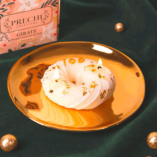 PRECHI CREATIONS - Bougie Couronne de Noel 100 photo 2