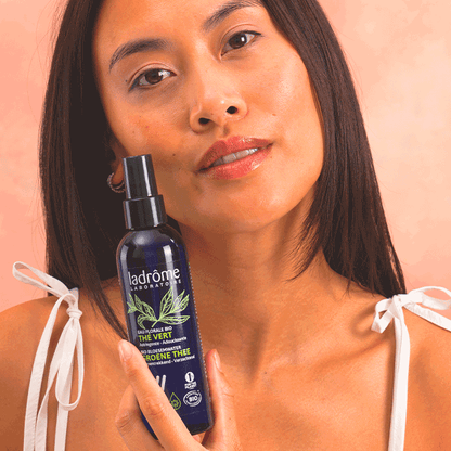 Eau Florale Visage + Eau de Rinçage Cheveux Thé Vert