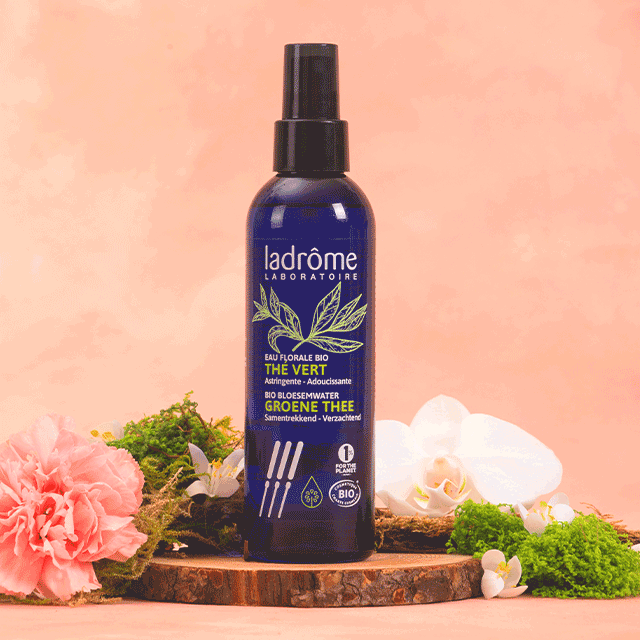 Eau Florale Visage + Eau de Rinçage Cheveux Thé Vert