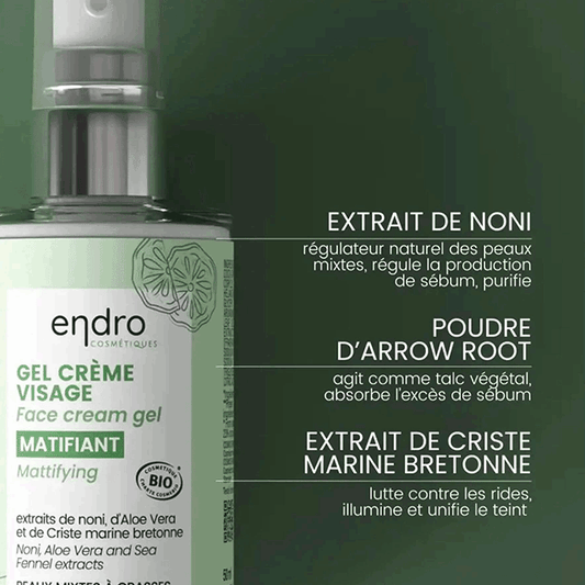 Gel-Crème Visage Matifiant