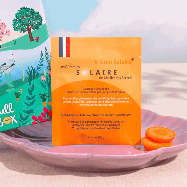 L'ATELIER DES SECRETS - Gummies Solaire Béta-Carotène + Vitamine A