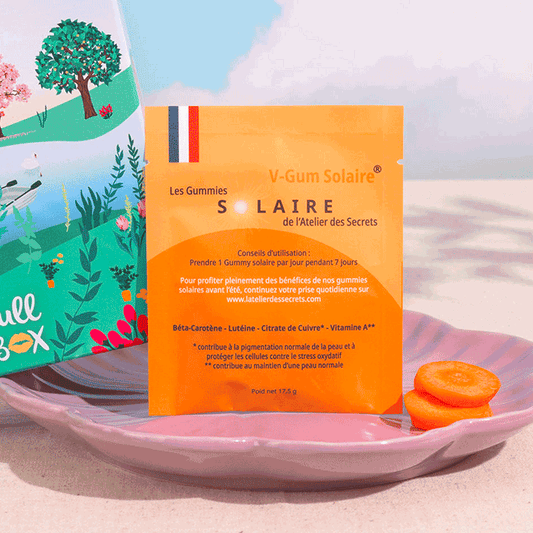 L'ATELIER DES SECRETS - Gummies Solaire Béta-Carotène + Vitamine A