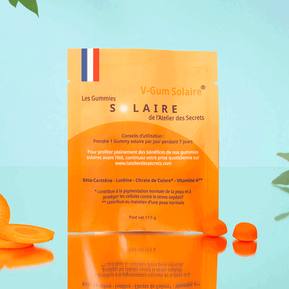 L'ATELIER DES SECRETS - Gummies Solaire Béta-Carotène + Vitamine A