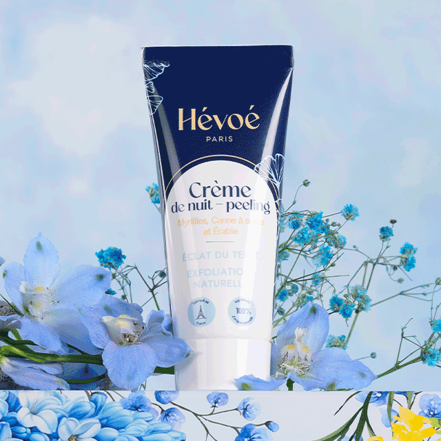 Crème de Nuit Peeling AHA Extrait de Myrtille de la marque HÉvoÉ paris photo 1