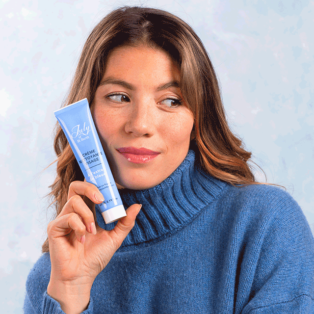 Crème Nettoyante Visage Extrait de Bleuet de la marque July of st barth photo 3