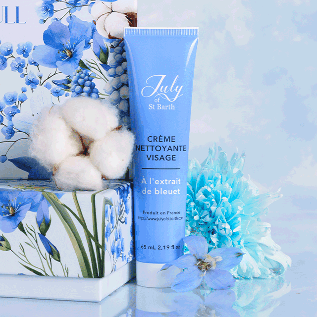 Crème Nettoyante Visage Extrait de Bleuet de la marque July of st barth photo 1