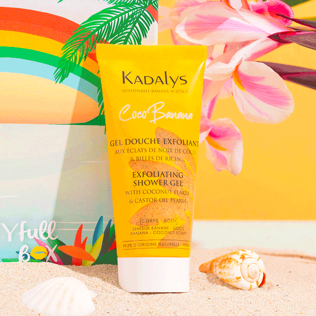 KADALYS - Gel Douche Exfoliant Banane Jaune & Éclat de Noix de Coco photo 1