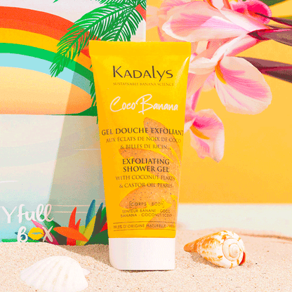 KADALYS - Gel Douche Exfoliant Banane Jaune & Éclat de Noix de Coco photo 1