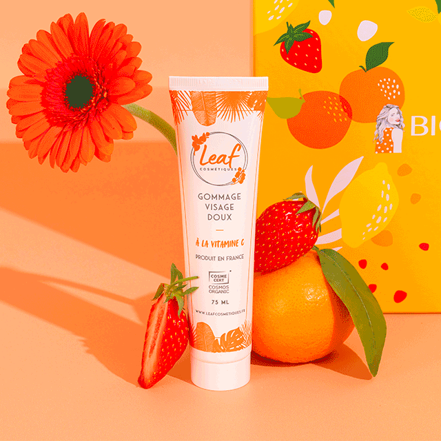 LEAF COSMÉTIQUES - Gommage Visage Doux à la Vitamine C photo 1