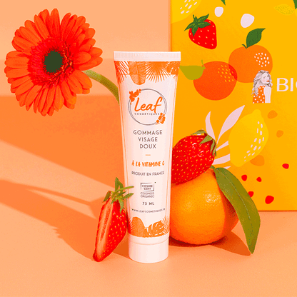 LEAF COSMÉTIQUES - Gommage Visage Doux à la Vitamine C photo 1