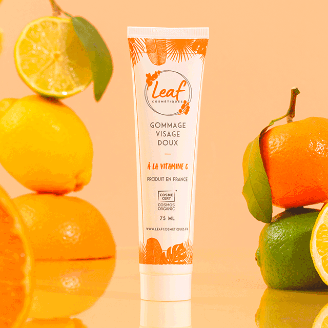LEAF COSMÉTIQUES - Gommage Visage Doux à la Vitamine C photo 2