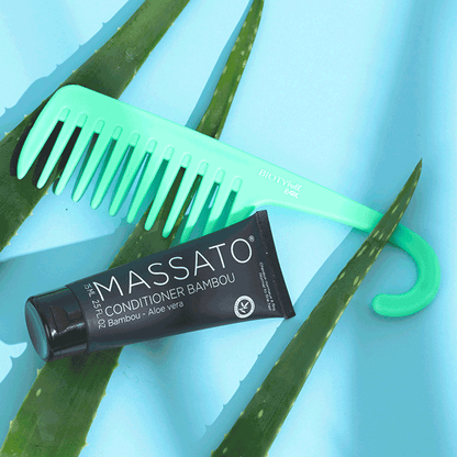 MASSATO - Soin Démêlant Bambou 2-en-1 + Votre Biotyfull Peigne de Douche photo 2