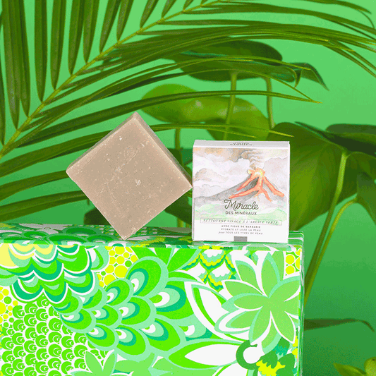 SAVON STORIES - Nettoyant Visage Solide à l'Argile Verte « Miracle des Minéraux » photo 1