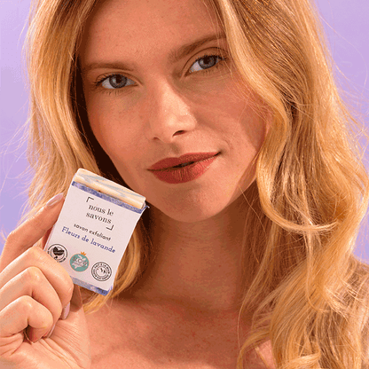 NOUS LE SAVONS - Savon Exfoliant Saponifié à Froid Lavande Bio photo 3