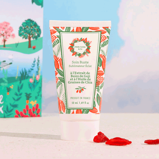 MELLE CERISE & CO - Soin Buste Sublimateur Éclat à l'Extrait de Baies de Goji + Huile de Graines de Chia photo 1