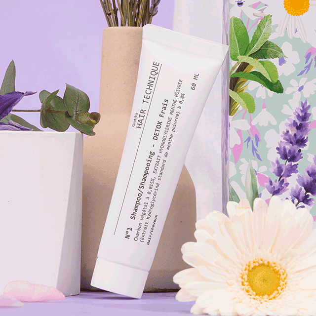 Shampoing Detox Menthe Poivrée/Charbon Végétal de la marque Glatika photo 1