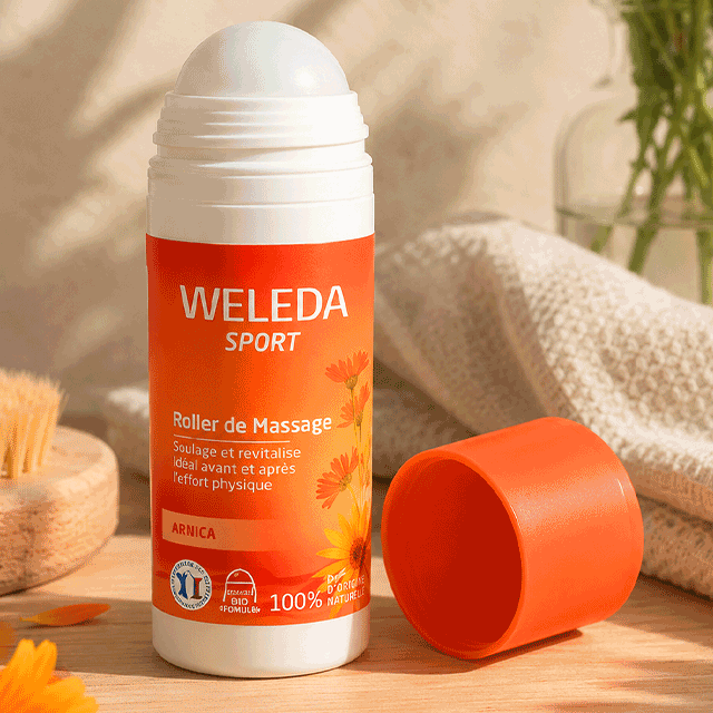 Roller à l’Arnica Massage Après l’Effort