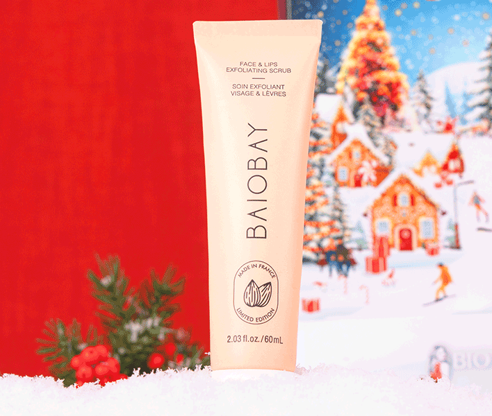 BAIOBAY - Soin Exfoliant 2-en-1 Visage & Lèvres