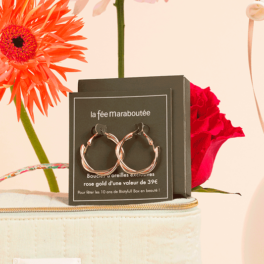 LA FÉE MARABOUTÉE - Boucles d'Oreilles Exclusives Rose Gold