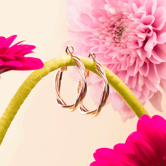 LA FÉE MARABOUTÉE - Boucles d'Oreilles Exclusives Rose Gold