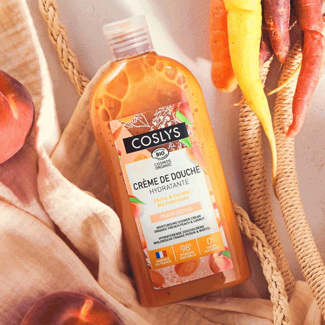 Crème de Douche Hydratante Pêche & Carotte
