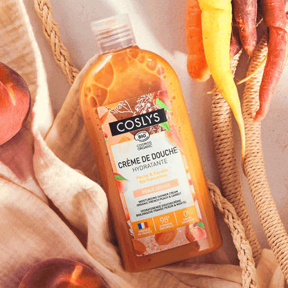Crème de Douche Hydratante Pêche & Carotte