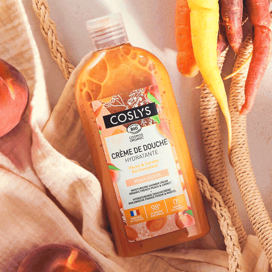 Crème de Douche Hydratante Pêche & Carotte