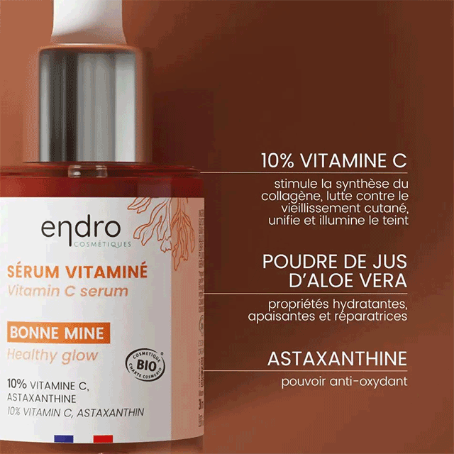 ENDRO COSMÉTIQUES - Sérum Bonne Mine Jour - 10% de Vitamine C