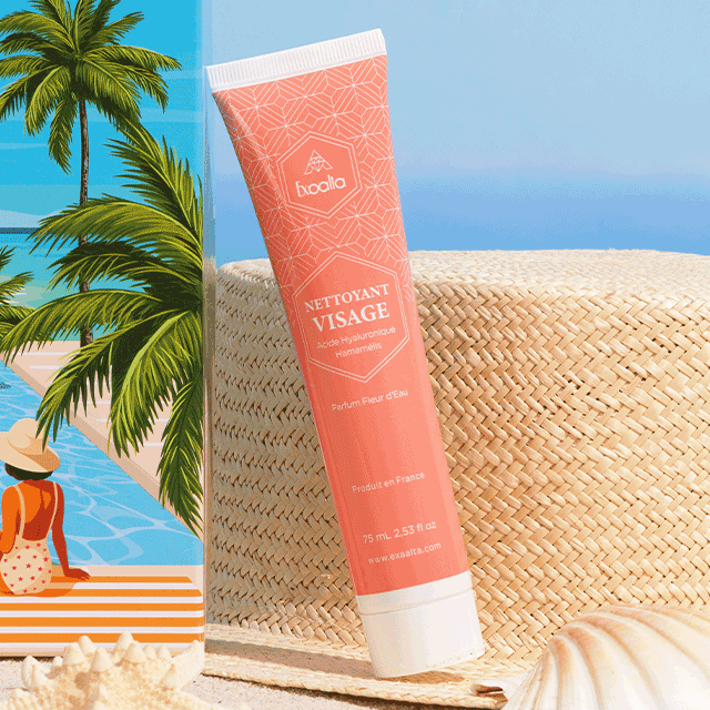 Gelée Nettoyante Visage à l'Acide Hyaluronique [Parfum Fleur d'Eau] de la marque Exaalta photo 1