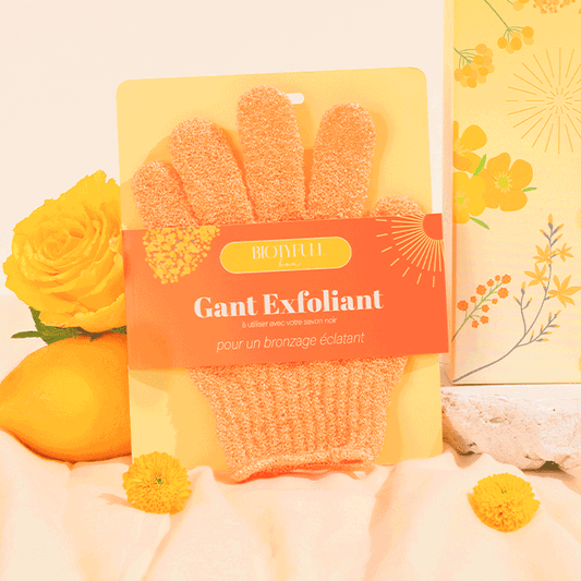 Gant Exfoliant à utiliser avec le Savon Noir [Décuple son effet exfoliant] de la marque Biotyfull photo 1