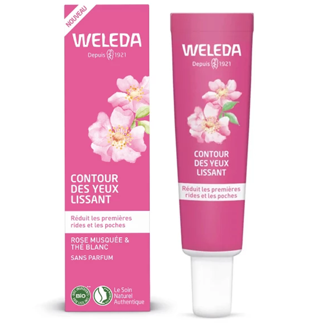 Contour des Yeux WELEDA Lissant Rose Musquée & Thé Blanc